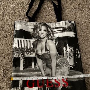 GUESS Reusable Tote Shopping Bag 15"x13.5"x5" Limited Edition Model Large